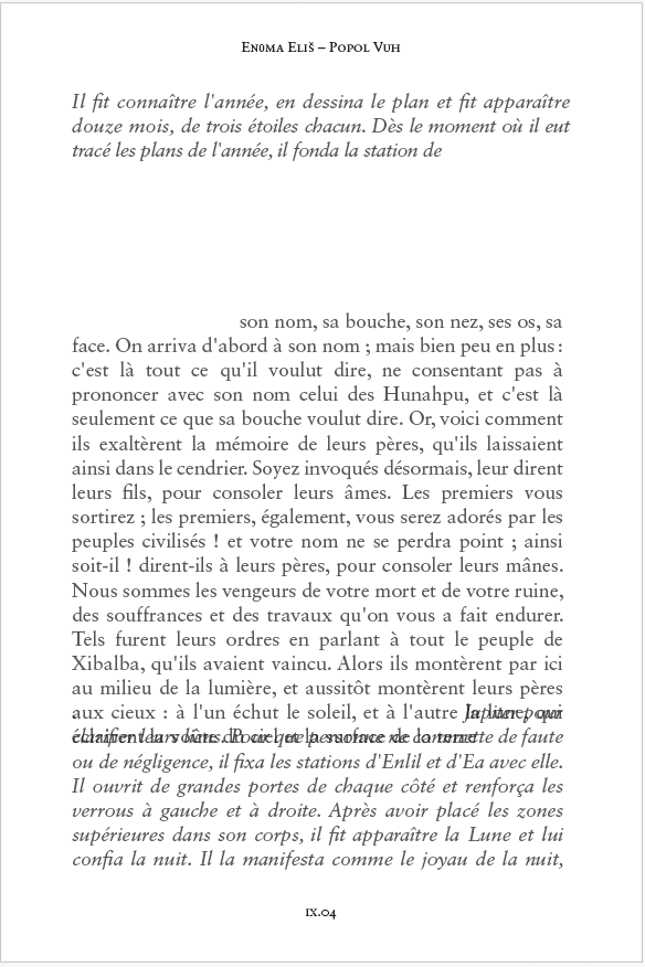 04. Enuma Elis; PopolVuh, 2025