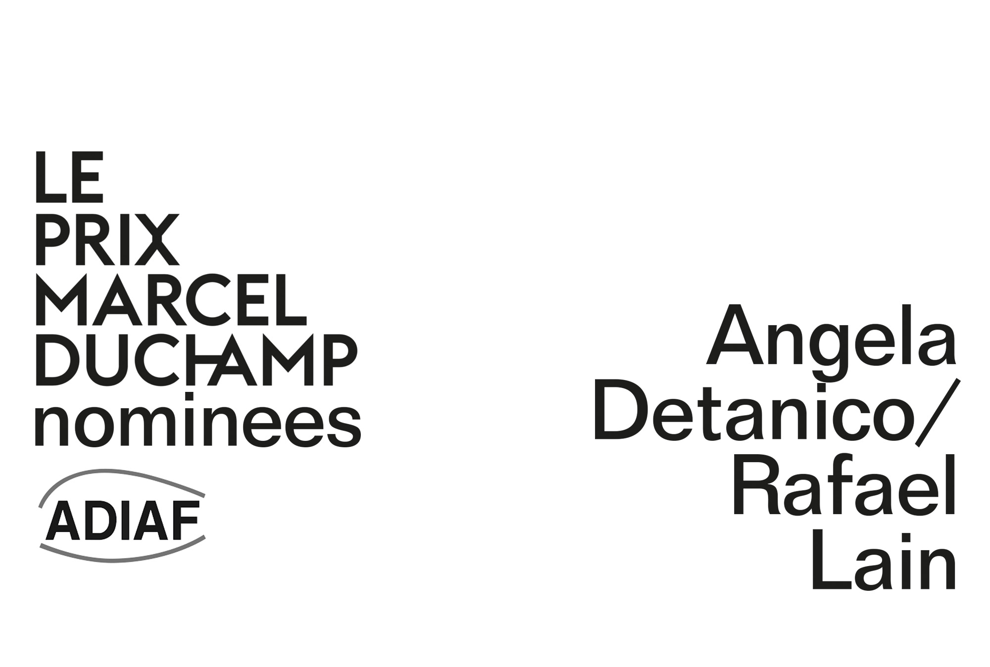 Nomination Prix Marcel Duchamp 2024 